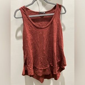 New maroon tank top size small